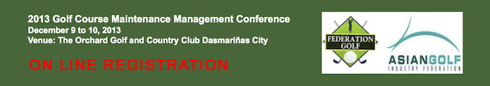 2013 Golf Course Maintenance Management Conference Registration Form Banner1